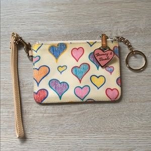 Dooney & Bourke wristlet key & coin bag❤️